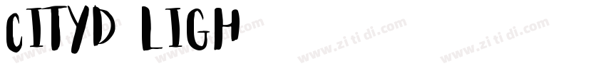 CityD Ligh字体转换